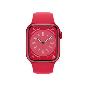 Apple Watch Series 8 | GPS + Cellular | 41mm | Caja de Aluminio (PRODUCT)RED | Correa Deportiva (PRODUCT)RED | Talla Regular
