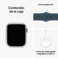 Apple Watch Series 9 | GPS | 41mm | Caja de Aluminio Plata | Correa Deportiva Azul Tempestad | Talla M/L