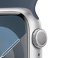 Apple Watch Series 9 | GPS | 41mm | Caja de Aluminio Plata | Correa Deportiva Azul Tempestad | Talla M/L