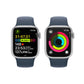 Apple Watch Series 9 | GPS | 41mm | Caja de Aluminio Plata | Correa Deportiva Azul Tempestad | Talla M/L