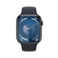 Apple Watch Series 9 | GPS + Cellular | 45mm | Caja de Aluminio Medianoche | Correa Deportiva Medianoche | Talla M/L
