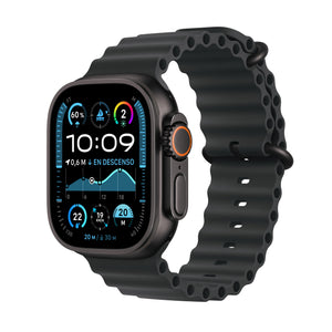 Apple Watch Ultra 2 | GPS + Cellular | 49mm | Caja de Titanio Negro | Correa Ocean Negra