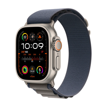 Apple Watch Ultra 2 | GPS + Cellular | 49mm | Caja de Titanio | Correa Loop Alpine Azul | Talla S