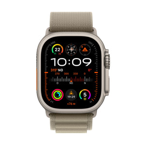 Apple Watch Ultra 2 | GPS + Cellular | 49mm | Caja de Titanio | Correa Loop Alpine Verde Oliva | Talla L