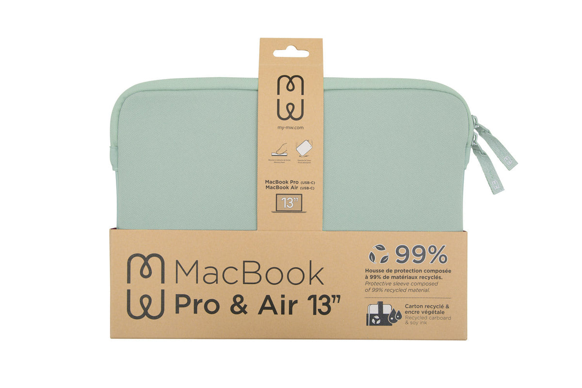Funda para Macbook Air/Pro de 13" HORIZON de MW Verde - Macnificos