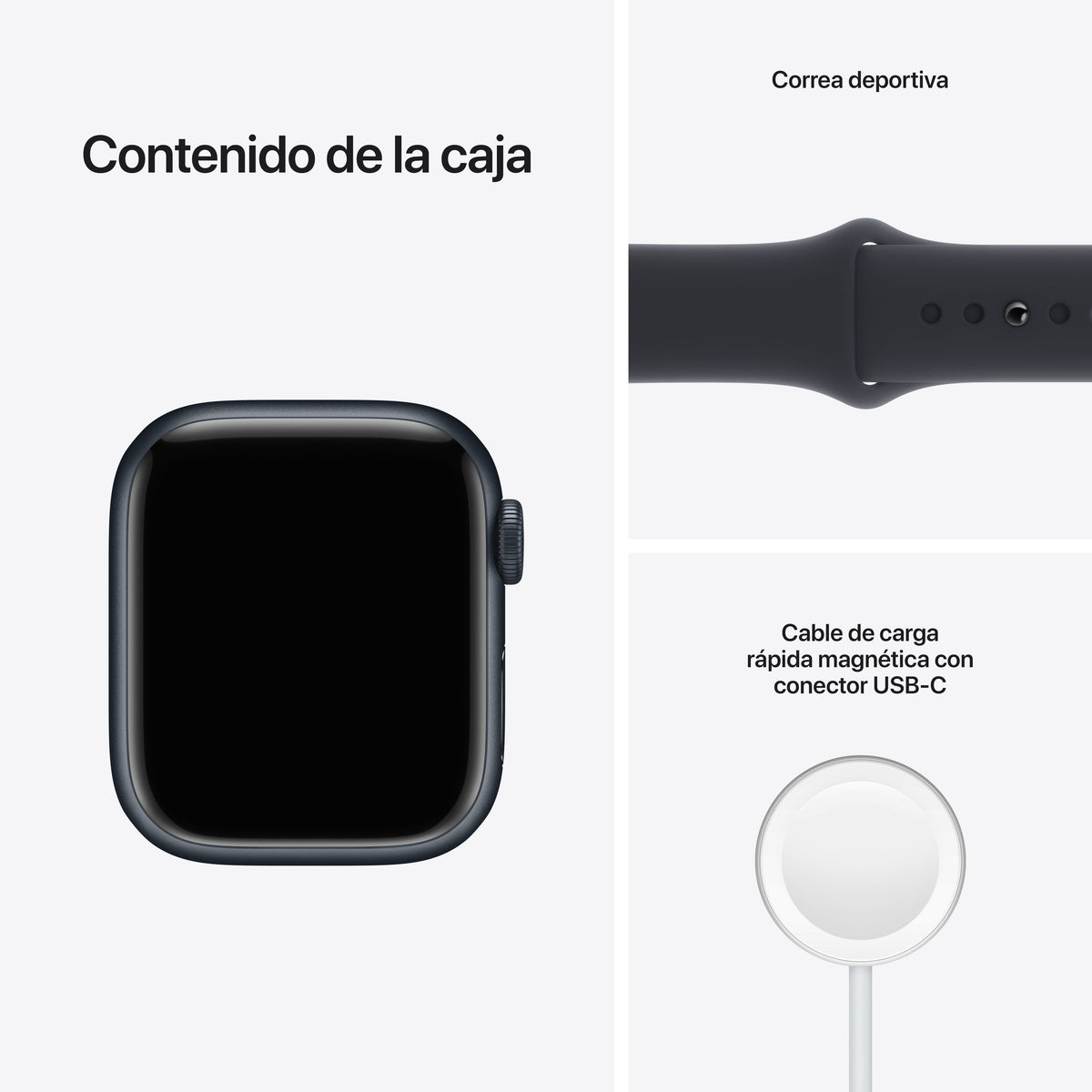 Apple Watch Series 7 (GPS) Aluminio Correa deportiva - Macnificos