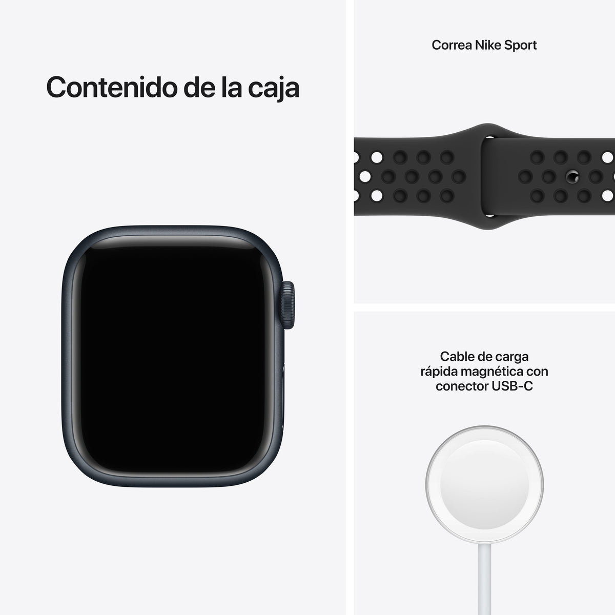 Apple Watch Series 7 (GPS + Cellular) Aluminio Correa Nike Sport - Macnificos