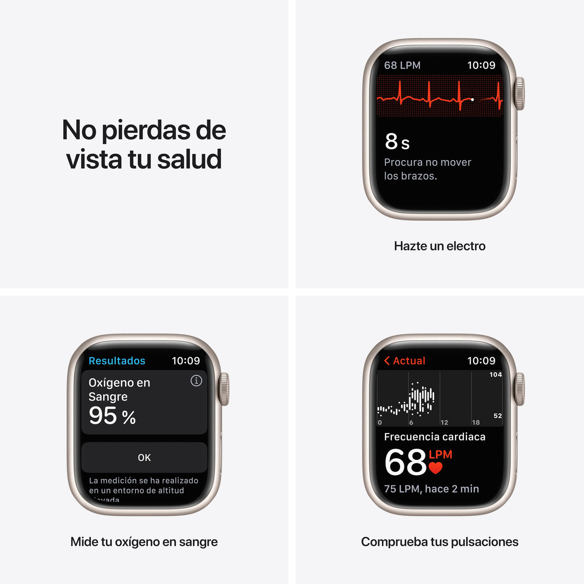 Apple Watch Series 7 (GPS + Cellular) Aluminio Correa Nike Sport - Macnificos