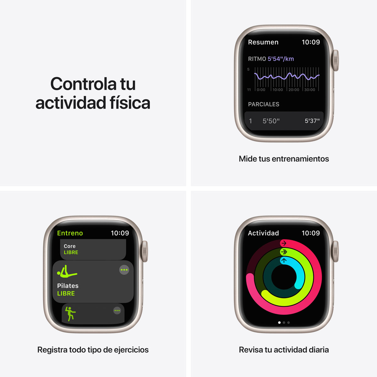 Apple Watch Series 7 (GPS + Cellular) Aluminio Correa Nike Sport - Macnificos