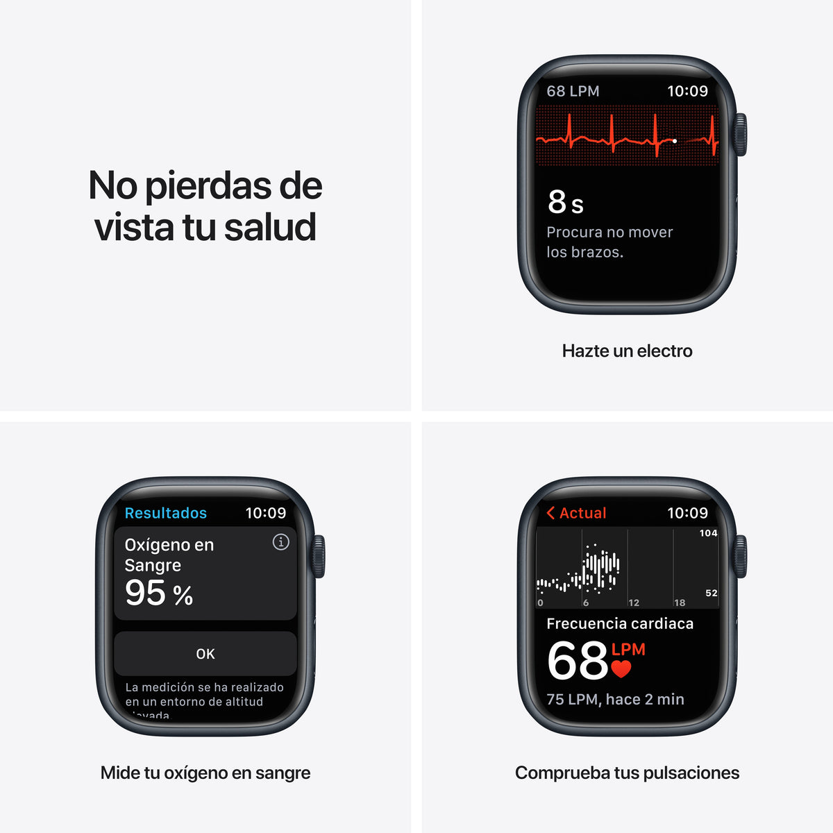 Apple Watch Series 7 (GPS + Cellular) Aluminio Correa Nike Sport - Macnificos