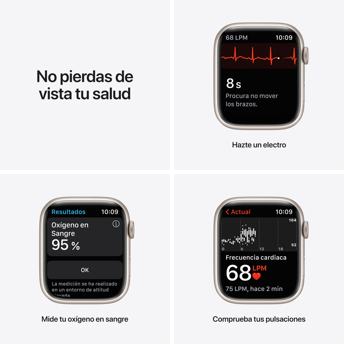 Apple Watch Series 7 (GPS + Cellular) Aluminio Correa Nike Sport - Macnificos