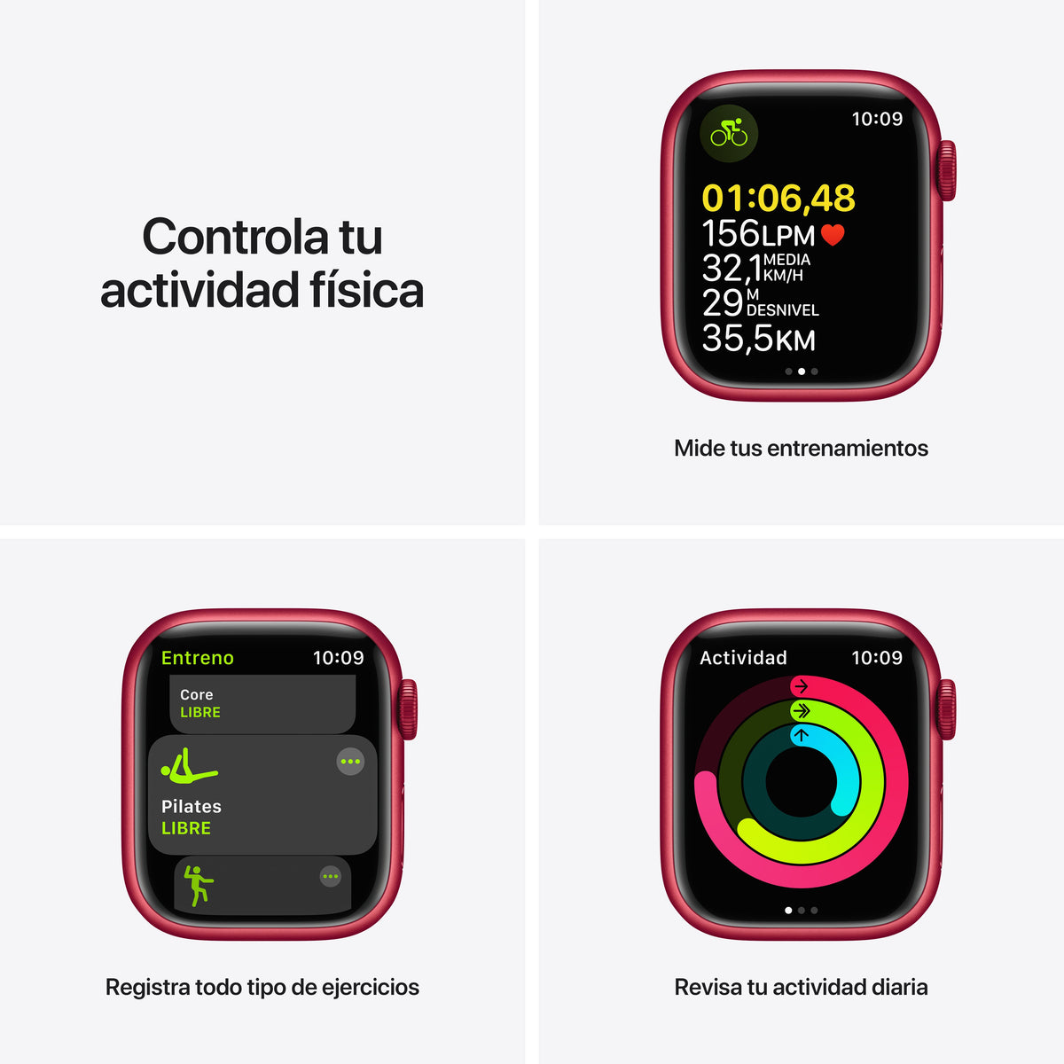 Apple Watch Series 7 (GPS) Aluminio Correa deportiva - Macnificos