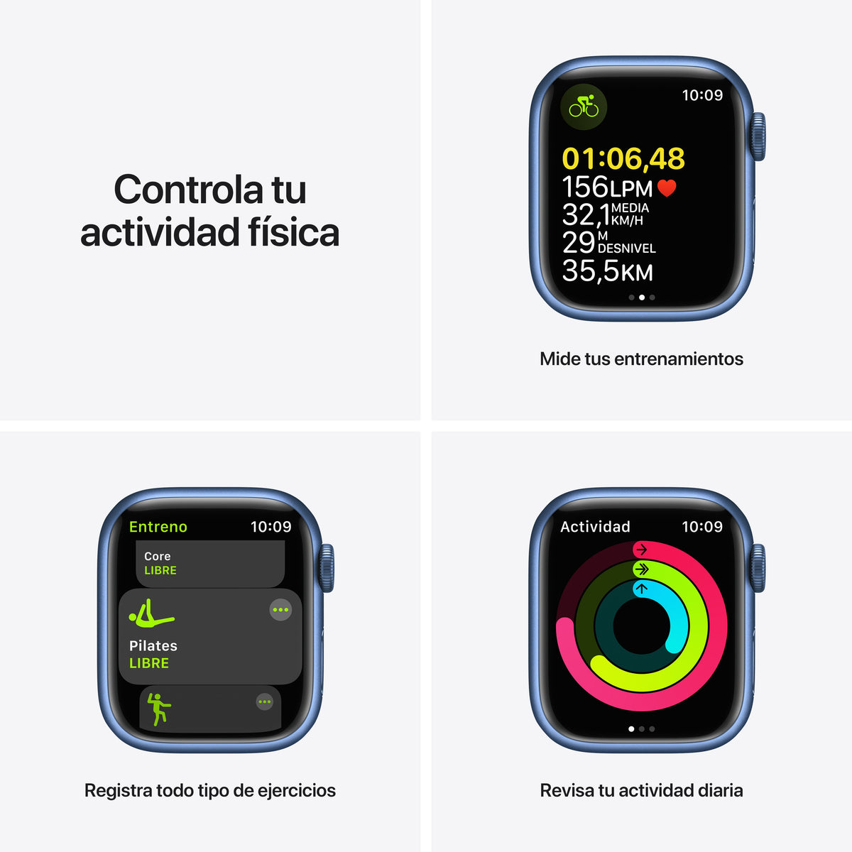 Apple Watch Series 7 (GPS) Aluminio Correa deportiva - Macnificos