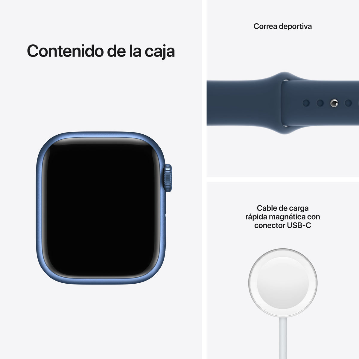 Apple Watch Series 7 (GPS) Aluminio Correa deportiva - Macnificos