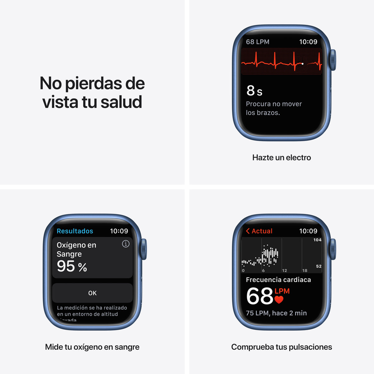 Apple Watch Series 7 (GPS) Aluminio Correa deportiva - Macnificos