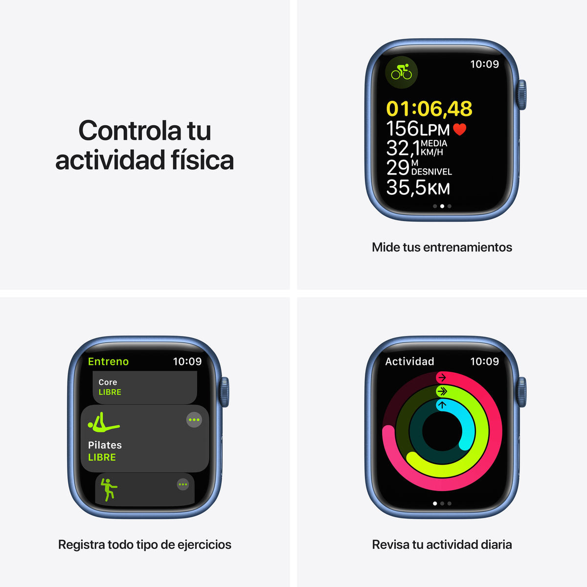 Apple Watch Series 7 (GPS) Aluminio Correa deportiva - Macnificos