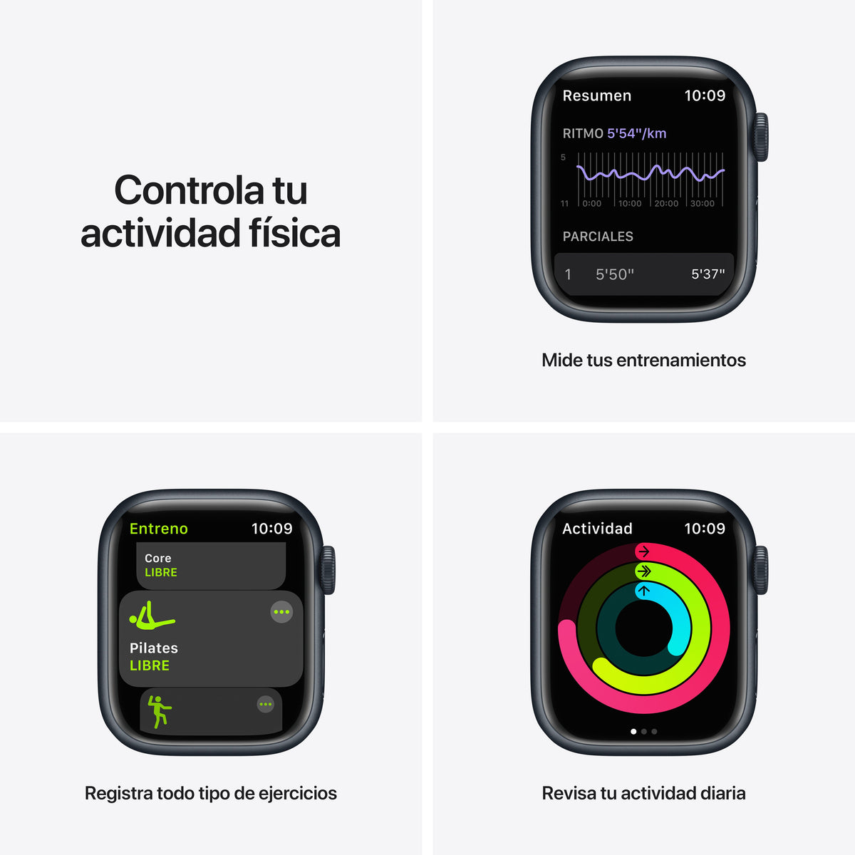 Apple Watch Series 7 (GPS) Aluminio Correa deportiva - Macnificos