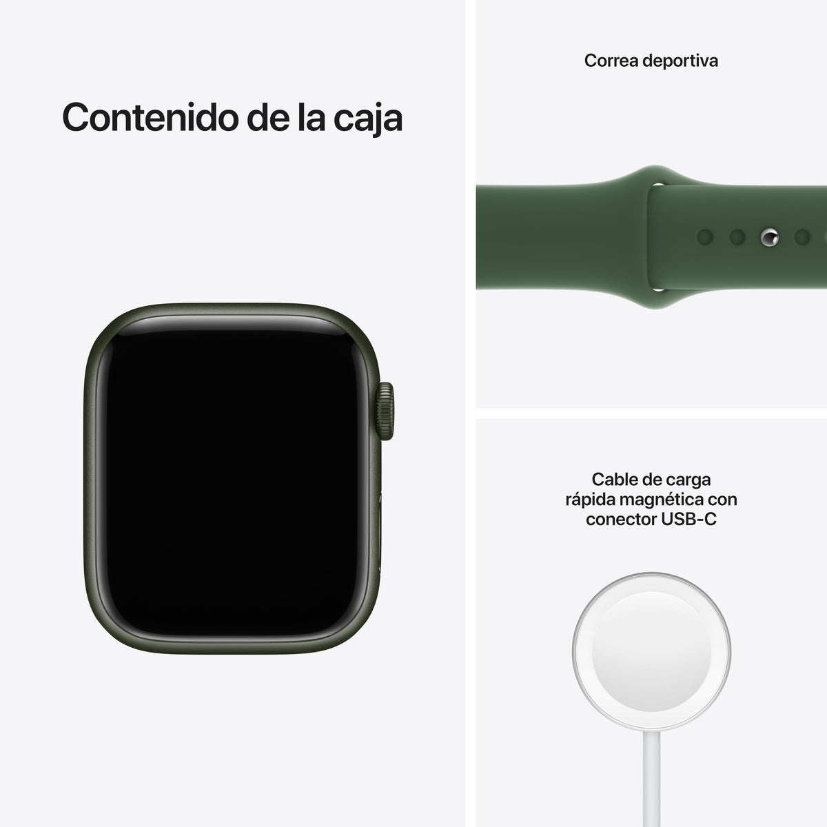 Apple Watch Series 7 (GPS) Aluminio Correa deportiva - Macnificos