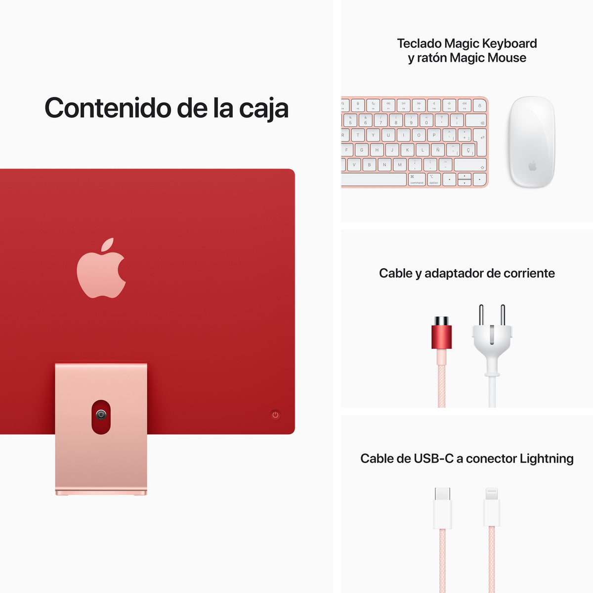 iMac con pantalla Retina 4,5K de 24 pulgadas Chip M1 de Apple con CPU de ocho núcleos y GPU de siete núcleos - Macnificos