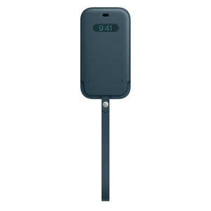 Apple Funda integral de Piel MagSafe para iPhone 12 y 12 Pro Azul Báltico
