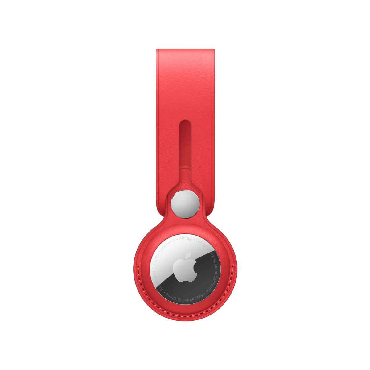 Correa de piel para el AirTag, (PRODUCT)RED - Macnificos