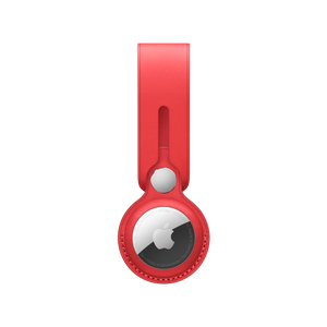 Correa de piel para el AirTag, (PRODUCT)RED - Macnificos
