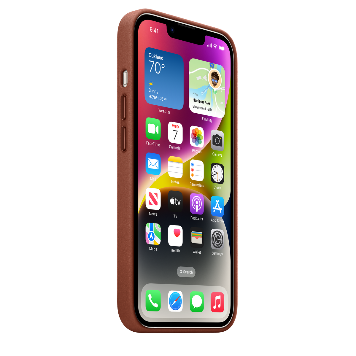 Funda de piel con MagSafe para el iPhone 14 - Macnificos