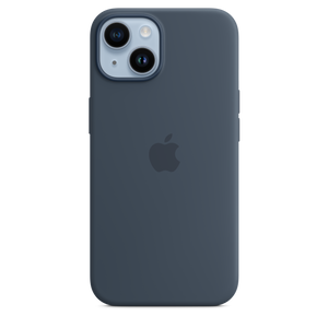 Apple Funda de Silicona MagSafe para iPhone 14 Azul Tempestad