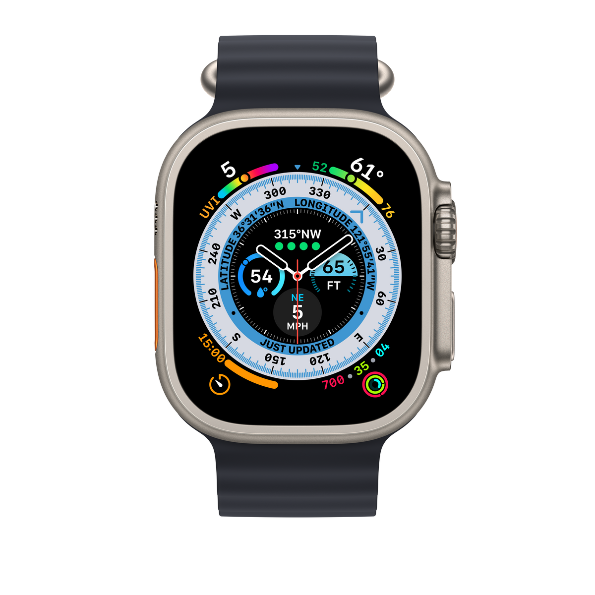 Extensión para correa Ocean en color medianoche (49 mm) - Macnificos