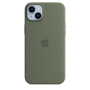 Apple Funda de Silicona MagSafe para iPhone 14 Plus Oliva