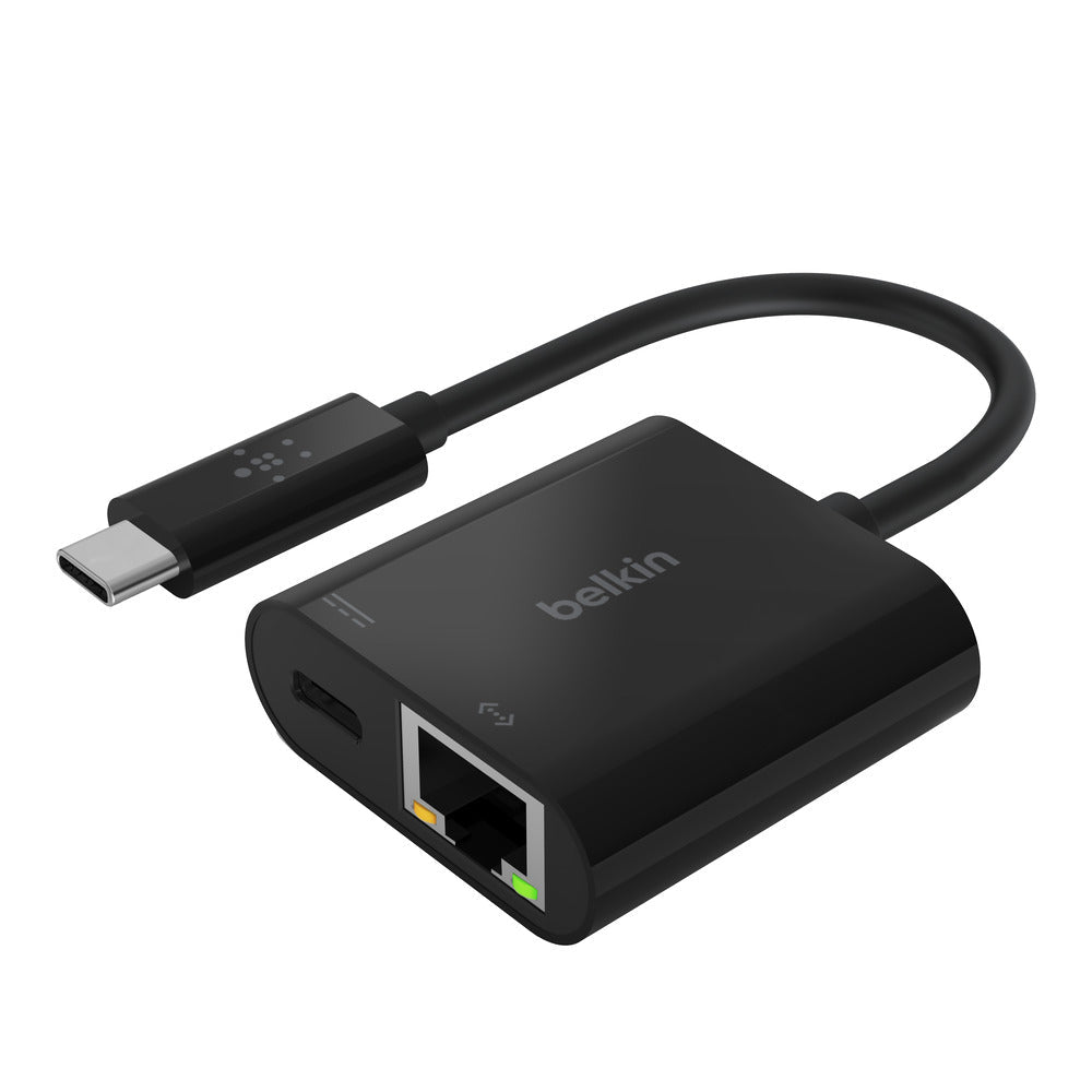 Adaptador USB-C a Ethernet + carga hasta 60W de Belin - Macnificos