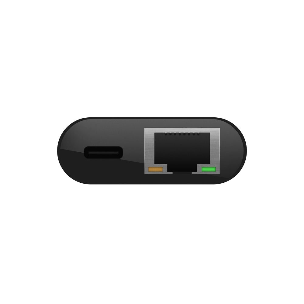Adaptador USB-C a Ethernet + carga hasta 60W de Belin - Macnificos