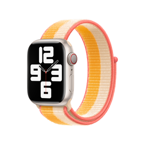 Correa Loop deportiva en color maíz/blanco (41 mm) - Macnificos