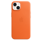 Funda de piel con MagSafe para el iPhone 14 - Naranja - Macnificos