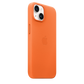 Funda de piel con MagSafe para el iPhone 14 - Naranja - Macnificos