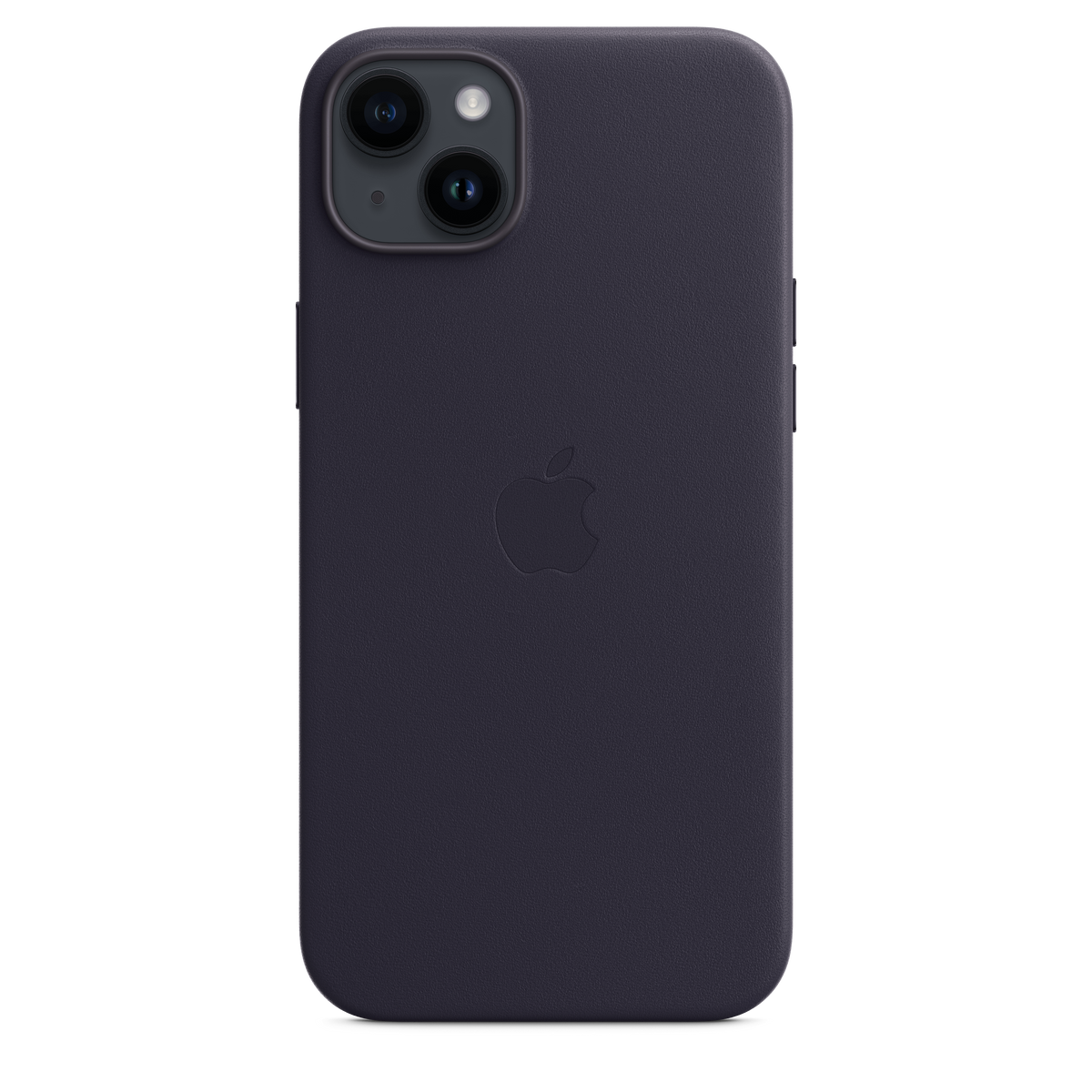 Funda de piel con MagSafe para el iPhone 14 Plus - Medianoche - Macnificos
