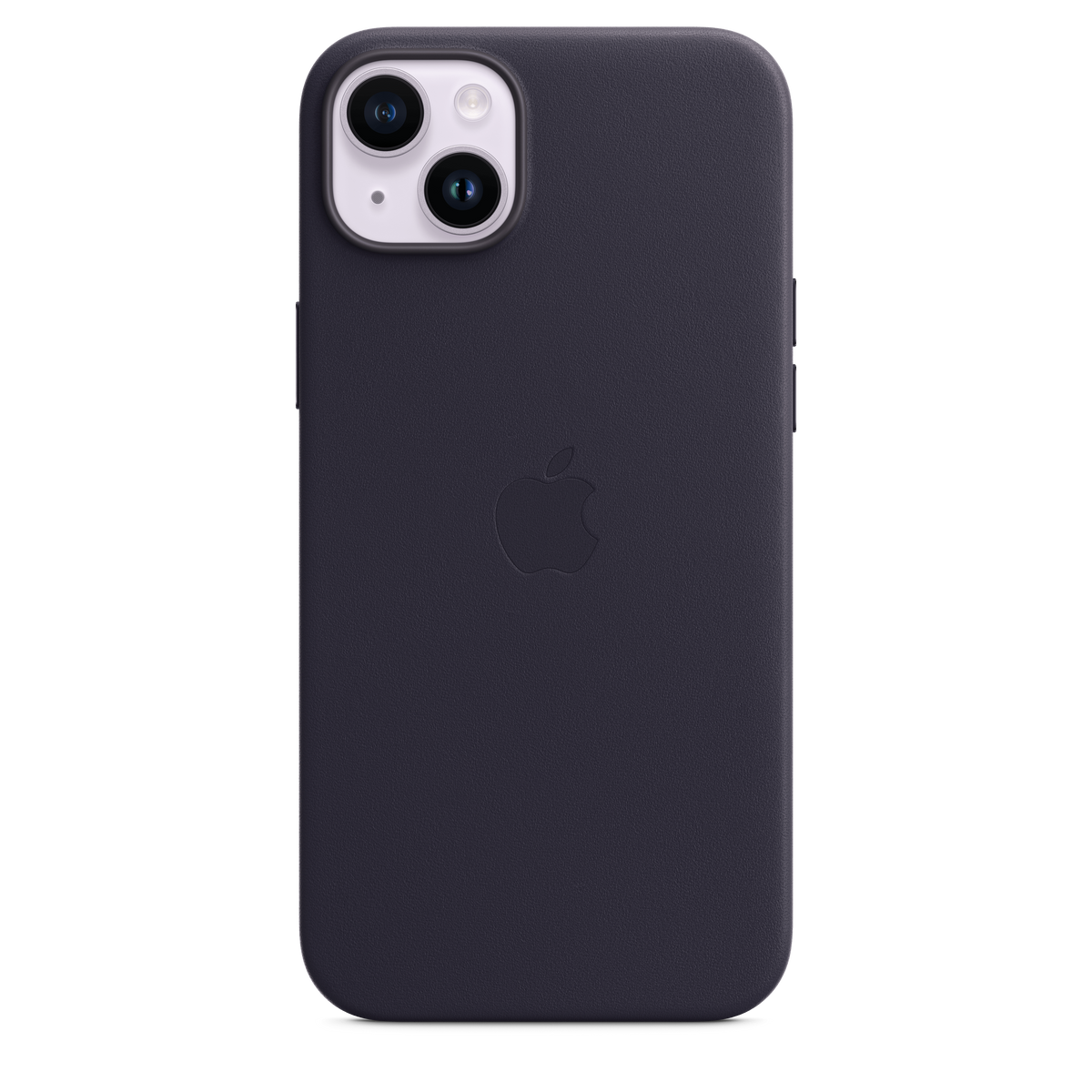 Funda de piel con MagSafe para el iPhone 14 Plus - Medianoche - Macnificos