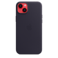 Funda de piel con MagSafe para el iPhone 14 Plus - Medianoche - Macnificos