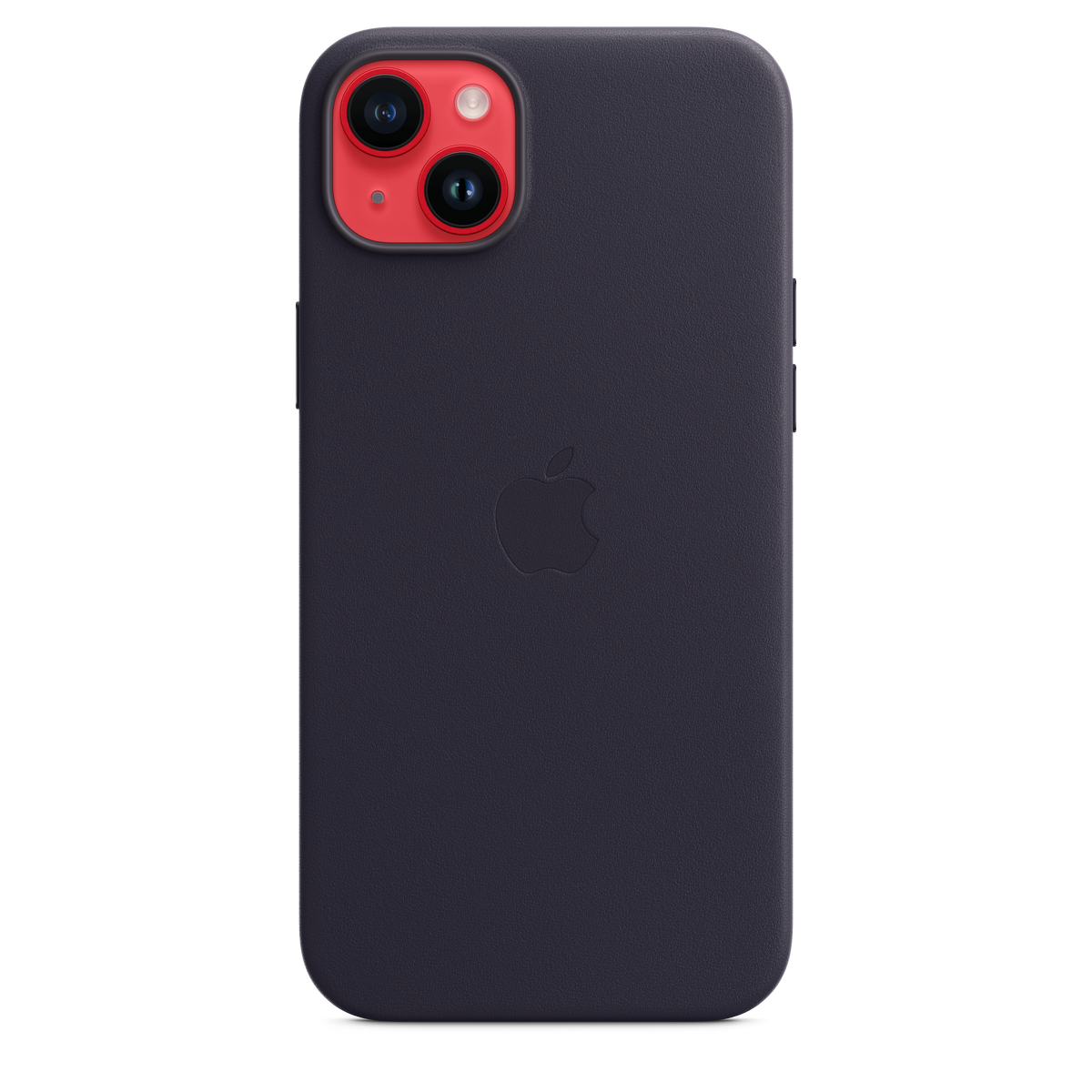 Funda de piel con MagSafe para el iPhone 14 Plus - Medianoche - Macnificos
