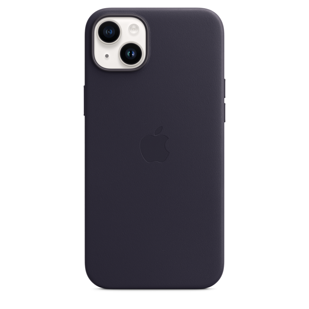 Funda de piel con MagSafe para el iPhone 14 Plus - Medianoche - Macnificos
