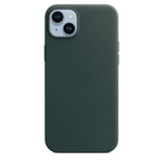 Funda de piel con MagSafe para el iPhone 14 Plus - Verde bosque - Macnificos