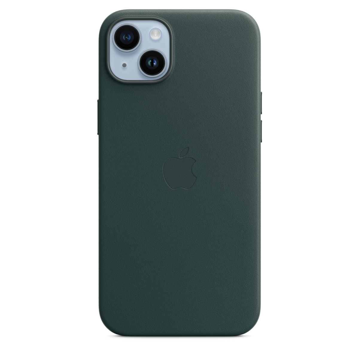 Funda de piel con MagSafe para el iPhone 14 Plus - Verde bosque - Macnificos