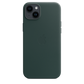 Funda de piel con MagSafe para el iPhone 14 Plus - Verde bosque - Macnificos