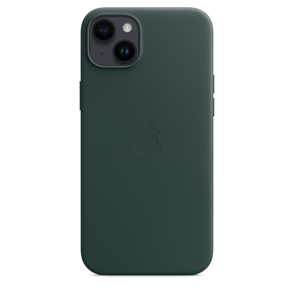 Funda de piel con MagSafe para el iPhone 14 Plus - Verde bosque - Macnificos