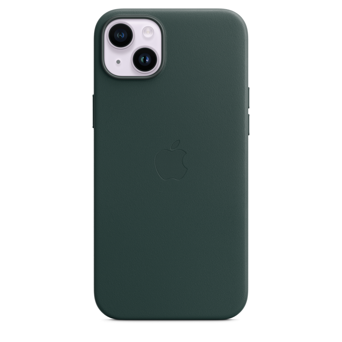 Funda de piel con MagSafe para el iPhone 14 Plus - Verde bosque - Macnificos
