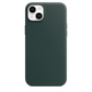 Funda de piel con MagSafe para el iPhone 14 Plus - Verde bosque - Macnificos