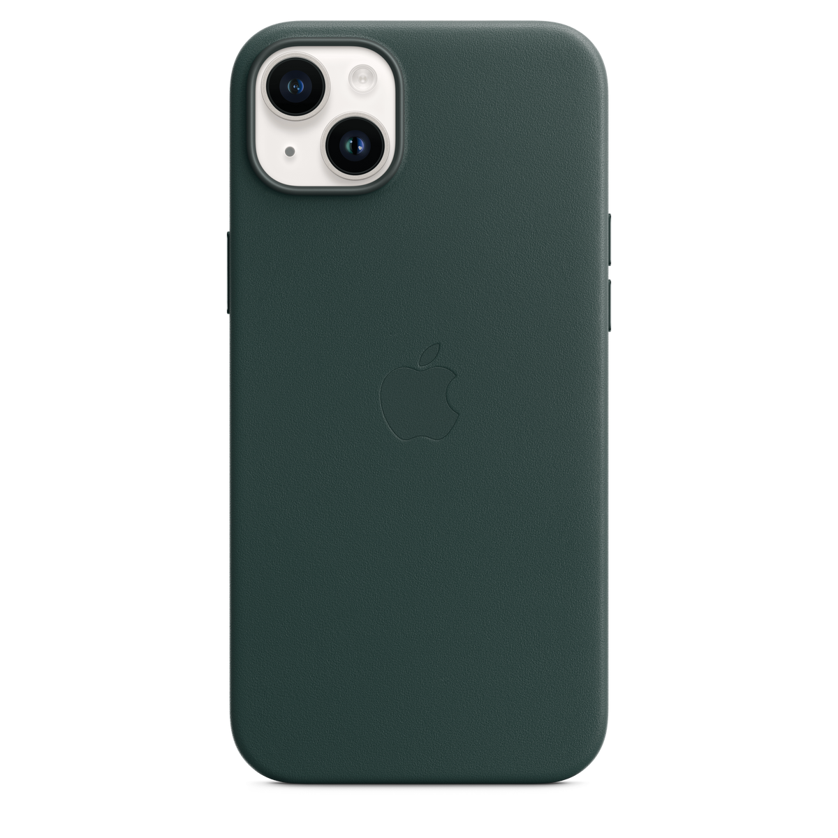Funda de piel con MagSafe para el iPhone 14 Plus - Verde bosque - Macnificos