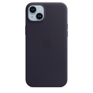 Funda de piel con MagSafe para el iPhone 14 Plus - Tinta - Macnificos