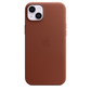 Funda de piel con MagSafe para el iPhone 14 Plus - Ocre oscuro - Macnificos