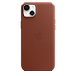 Funda de piel con MagSafe para el iPhone 14 Plus - Ocre oscuro - Macnificos